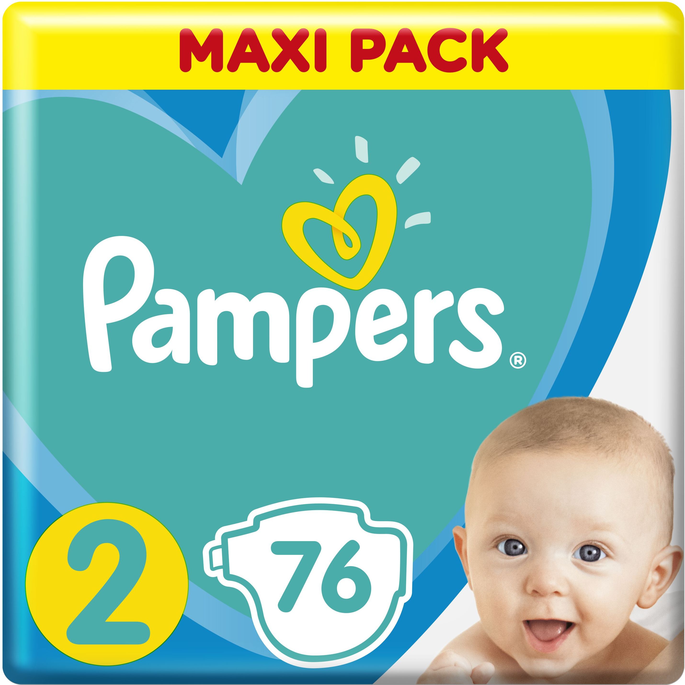 Pampers Active Baby vel. 2 Mini dětské pleny 76 ks - obrázek 2