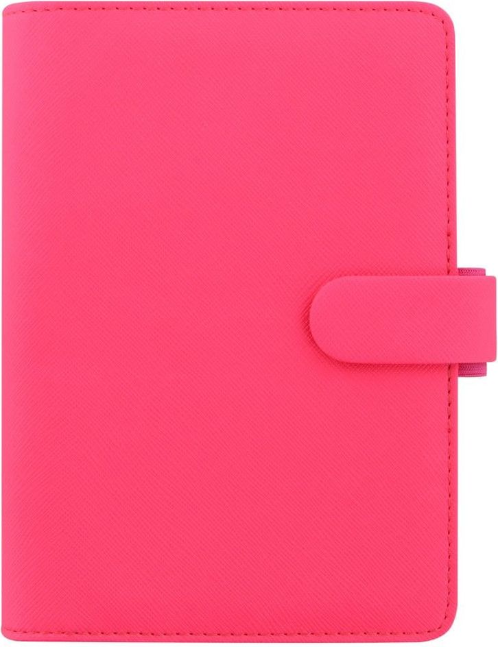 Diář Filofax Saffiano Fluoro osobní růžový - obrázek 1