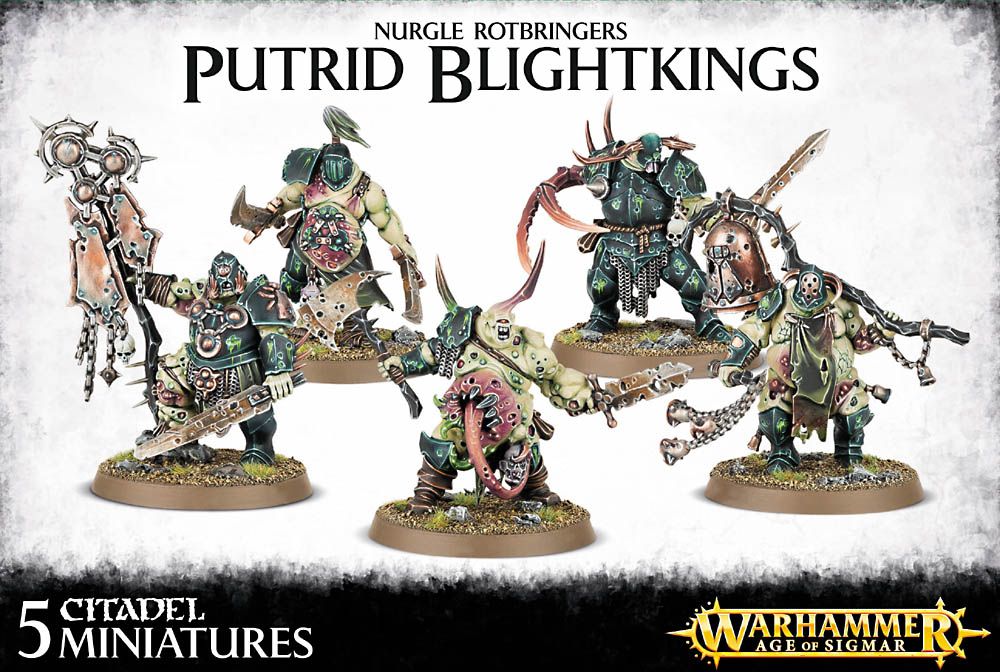 Games Workshop Nurgle Rotbringers: Putrid Blightknights - obrázek 1