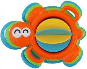 Edukační hračka do koupele Baby Mix želvička, Oranžová - obrázek 1
