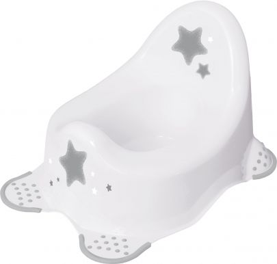 Baby Nellys Nočník s protiskluzem - Baby Star - bílá, K19 - obrázek 3