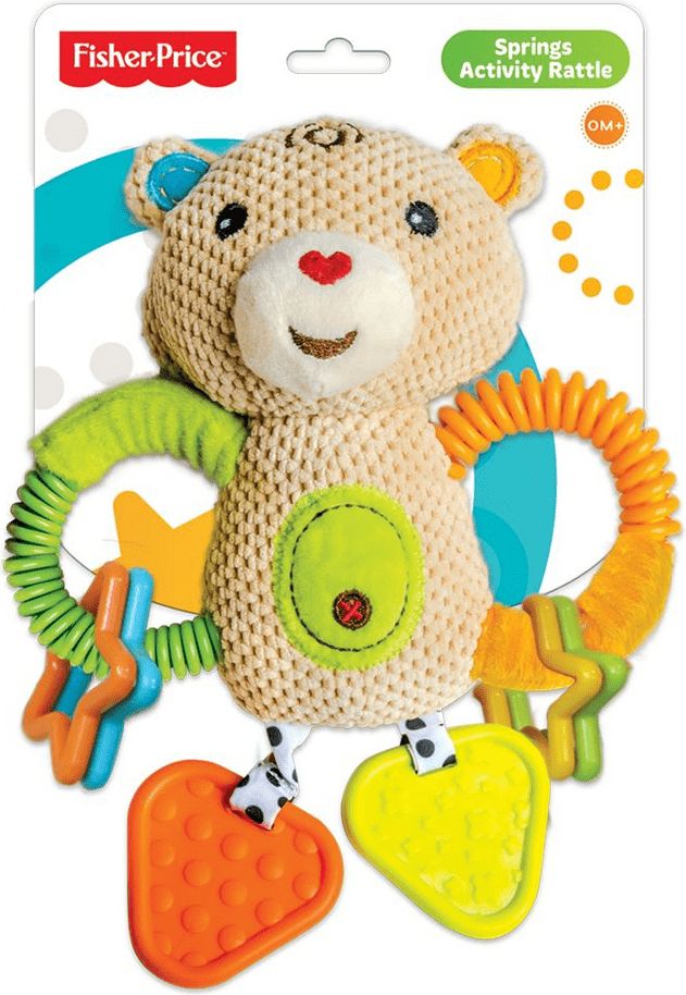 Fisher-Price Velké chrastítko s aktivitami medvěd - obrázek 1