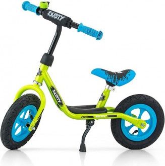 Dětské odrážedlo kolo Milly Mally Dusty green 10", Zelená - obrázek 1