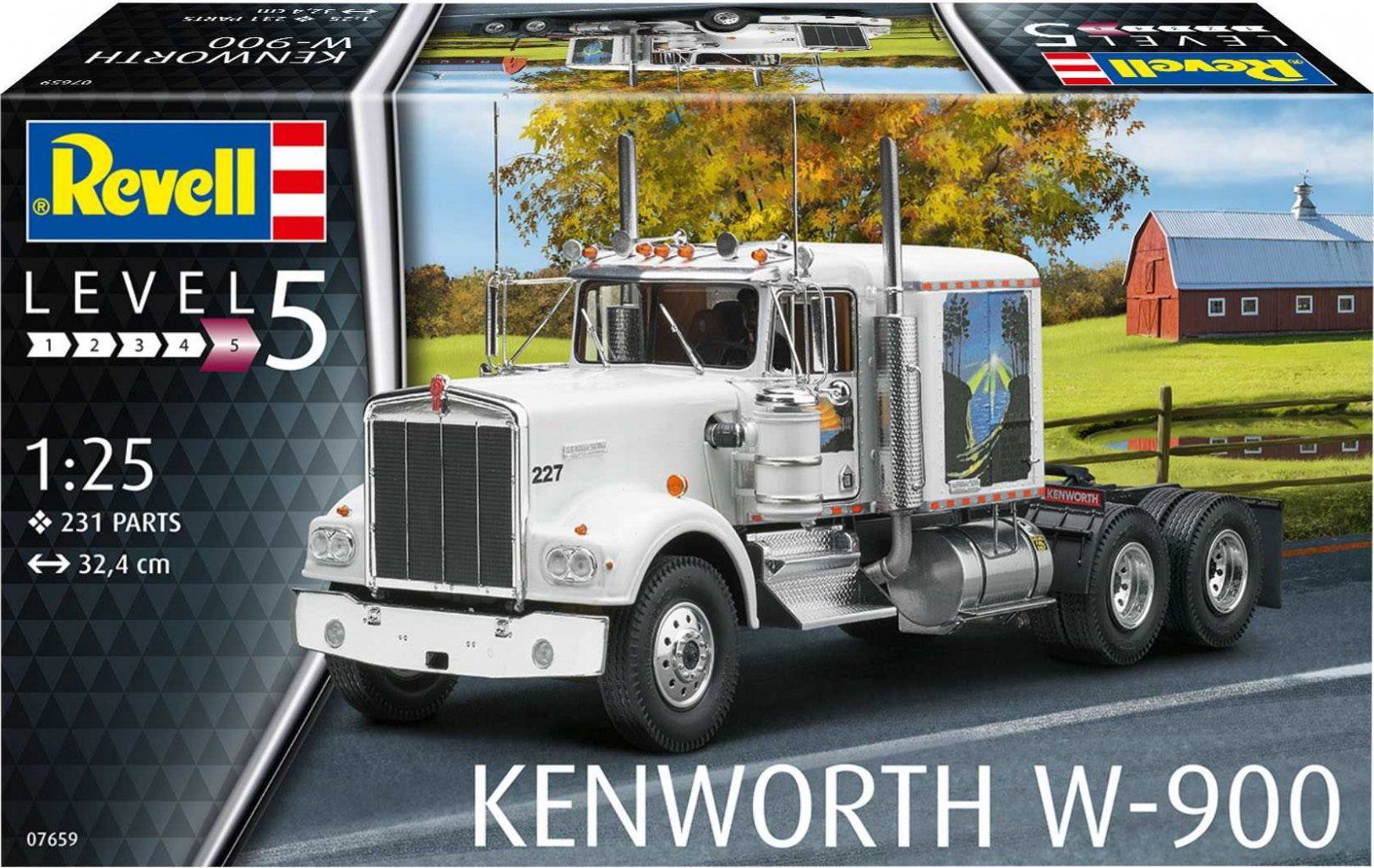 REVELL Plastic ModelKit auto 07659 - Kenworth W-900 (1:25) - obrázek 1