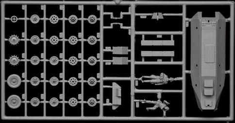 ITALERI Model Kit military 7077 - Sd.Kfz. 251/8 Ambulance (1:72) - obrázek 7