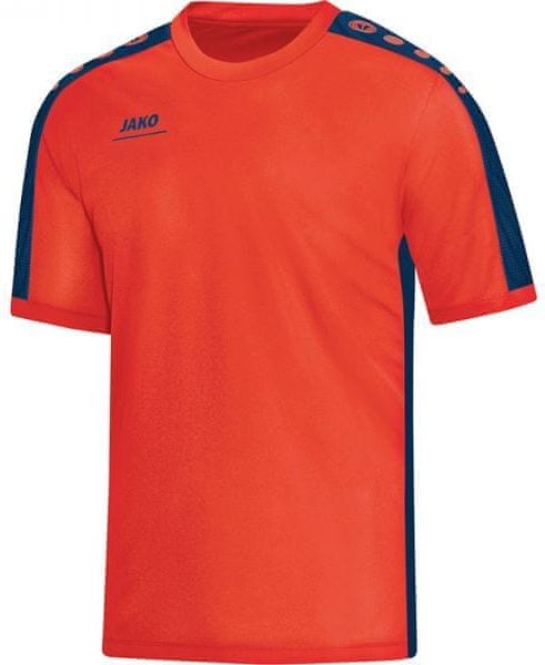 JAKO STRIKER tričko vel. 152, modrá/oranžová - obrázek 1