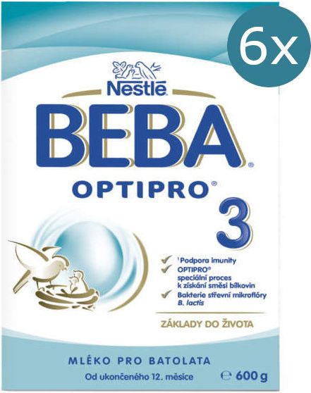 BEBA OPTIPRO 3 6 x 600g - obrázek 2