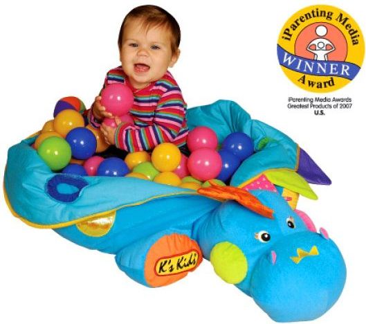 K´s Kids Velký dinosaurus Boss se 60 míčky - obrázek 1