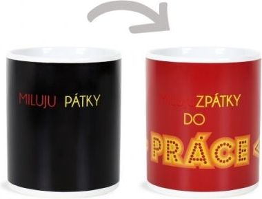 Albi Albi Měnící hrnek Miluju pátky - obrázek 1