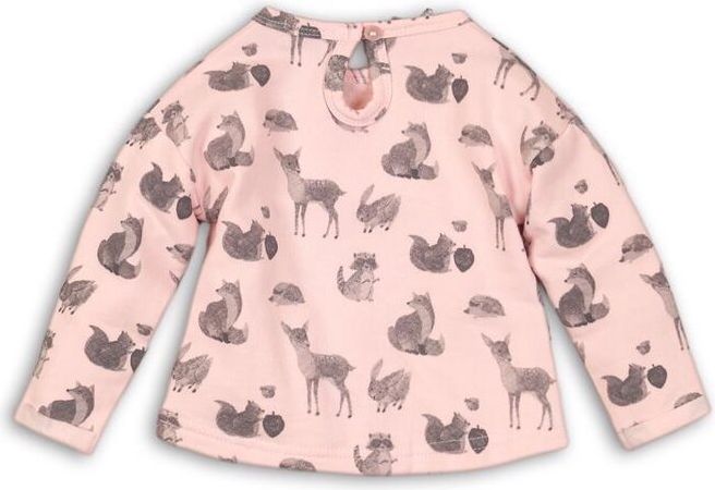 DIRKJE Tričko dlouhý rukáv B-SO SOFT LOVE 68 Pink - obrázek 1