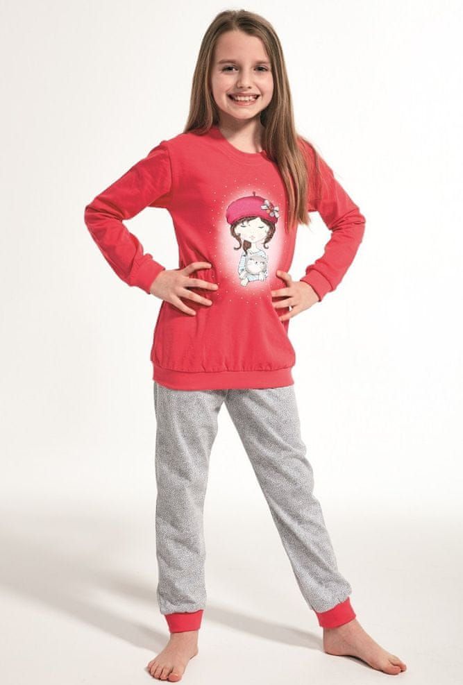 Cornette Dívčí pyžamo 594/108 Kids girl růžová 110/116 - obrázek 1