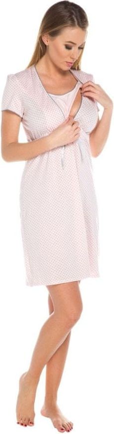ITALIAN FASHION Dámská kojící košile Felicita apricot, meruňková, M - obrázek 1