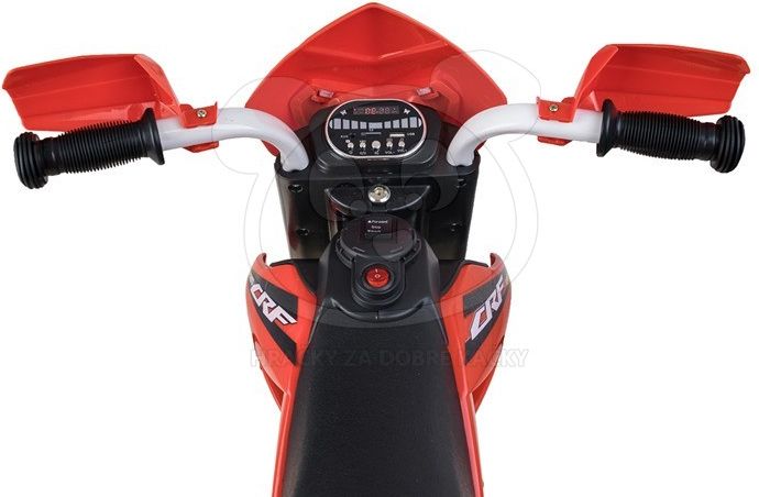 Ramiz elektrická motorka Cross s nafukovacími koly - oranžová - obrázek 5