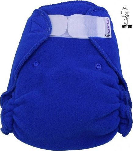 Svrchní kalhotky na suchý zip Katyv Baby fleece, tmavě modré - obrázek 1
