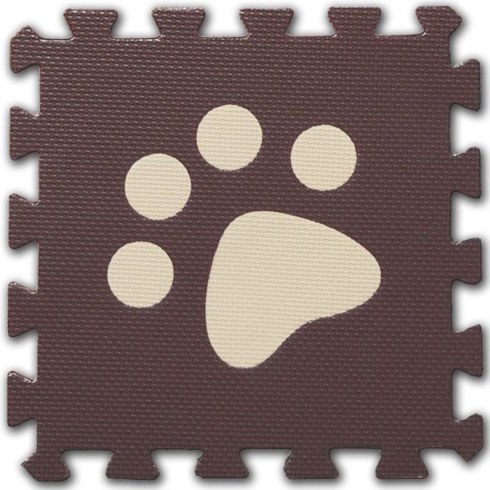 Pěnové BABY puzzle Tlapky, 1 díl Varianta: B - obrázek 1