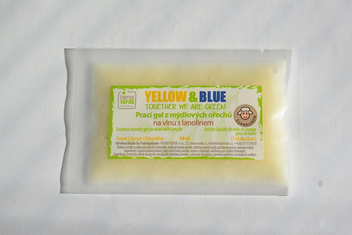 Prací gel na vlnu a funkční textil z merino vlny, Tierra Verde Objem: vzorek - obrázek 1