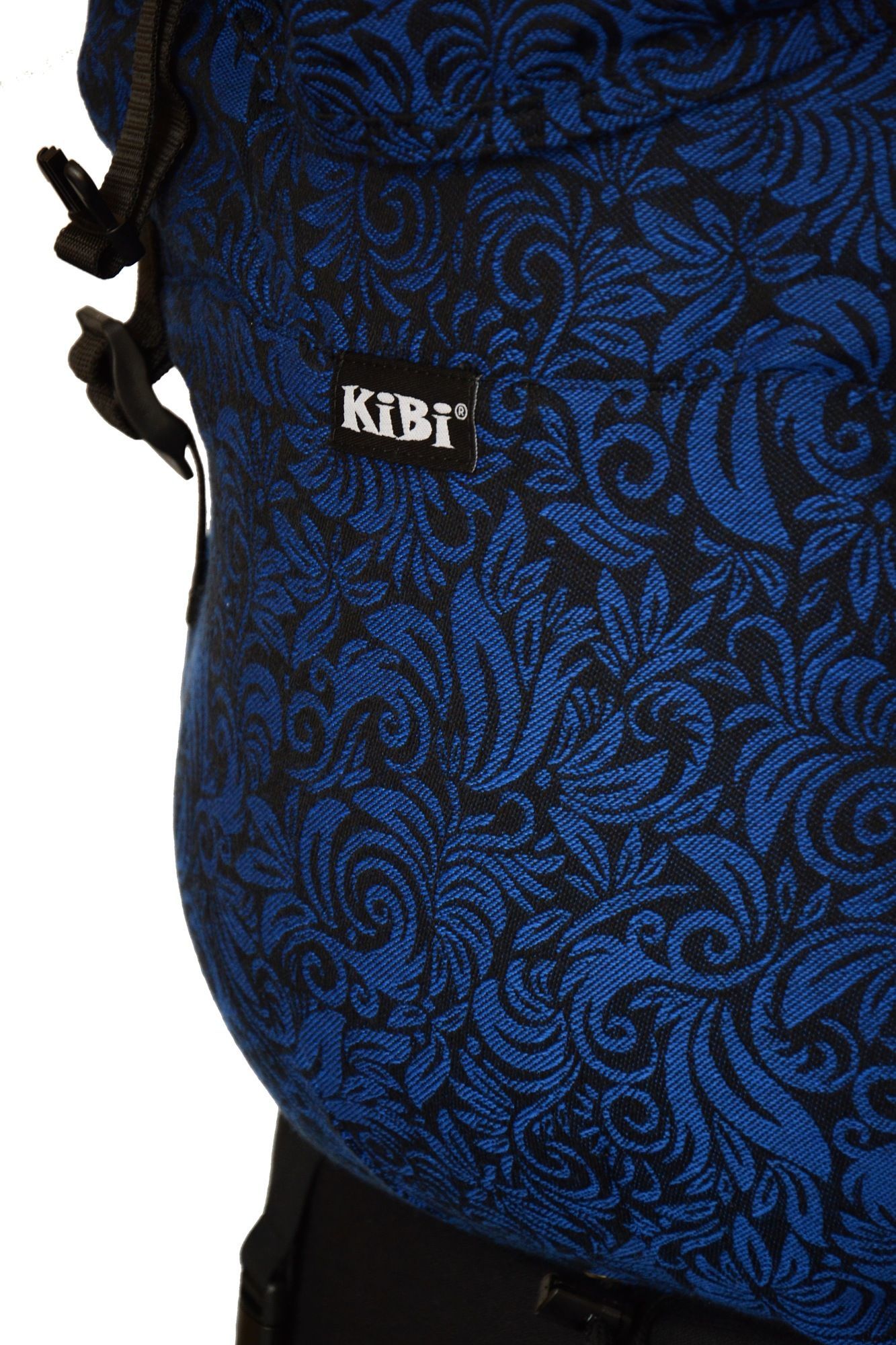 Ergonomické nosítko KiBi EVO, Flora blue moon + chrániče popruhů - obrázek 3