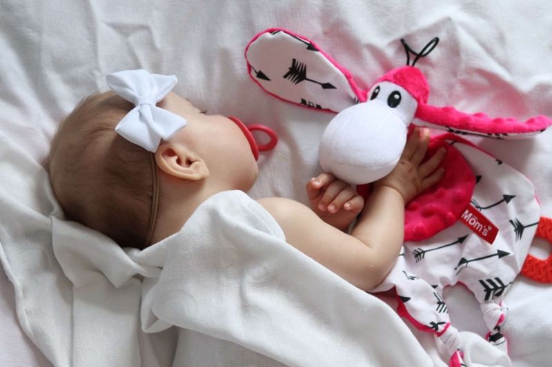 Hencz Toys Plyšová hračka v kontrastních barvách Sheepi - růžová - obrázek 2