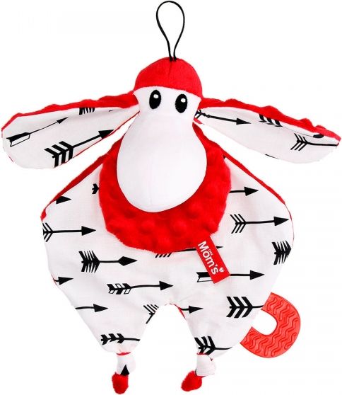 Hencz Toys Plyšová hračka v kontrastních barvách Sheepi - červená - obrázek 1