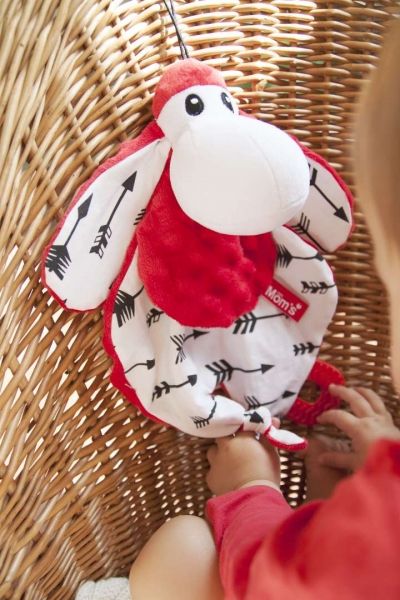 Hencz Toys Plyšová hračka v kontrastních barvách Sheepi - červená - obrázek 4