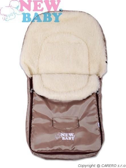 Zimní fusak New Baby Classic Wool brown - obrázek 1