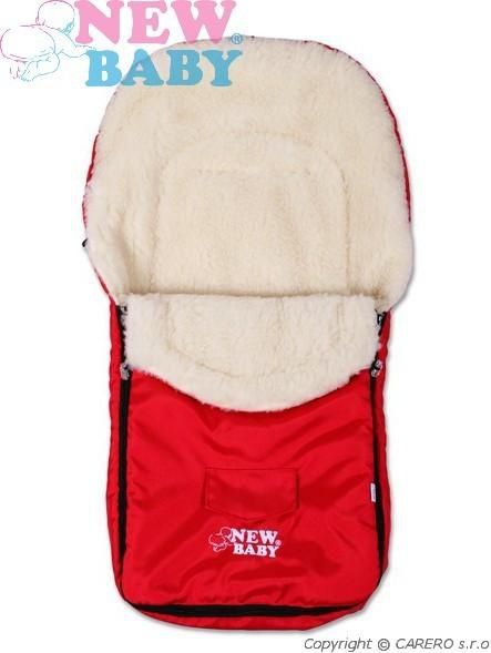 Zimní fusak New Baby Classic Wool red - obrázek 1