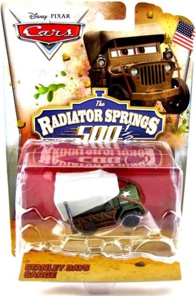 CARS TOON (Auta - Burákovy povídačky) - Stanley Days Sarge (Radiator Springs 500 1-2) - obrázek 1