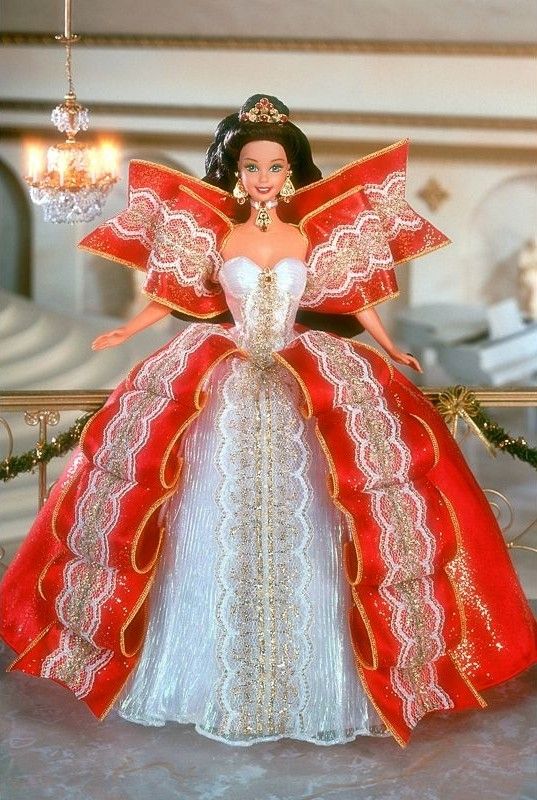 BARBIE Happy Holidays - rok 1997 - poškozený obal - obrázek 1