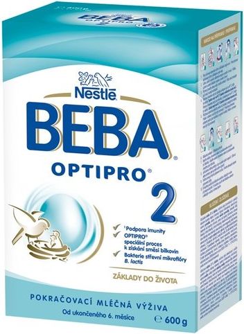6x BEBA OPTIPRO 2 (600 g) - kojenecké mléko - obrázek 2
