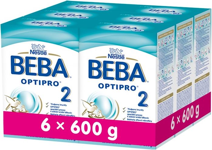 6x BEBA OPTIPRO 2 (600 g) - kojenecké mléko - obrázek 1