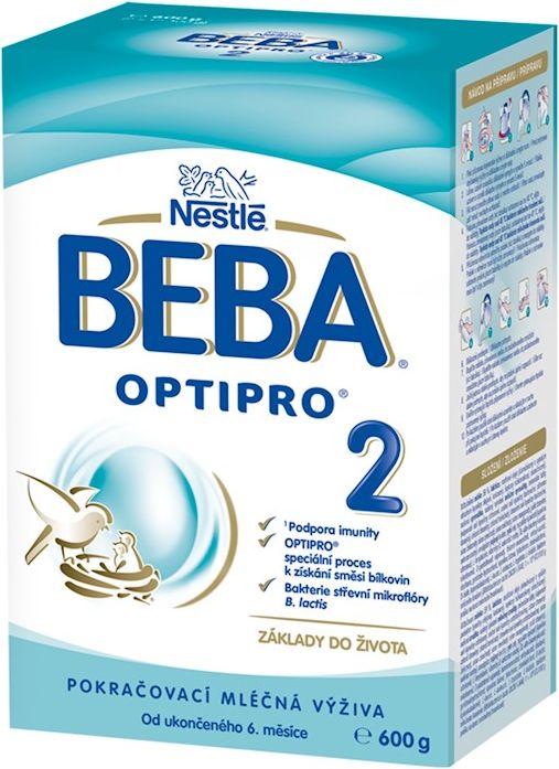 6x BEBA OPTIPRO 2 (600 g) - kojenecké mléko - obrázek 2