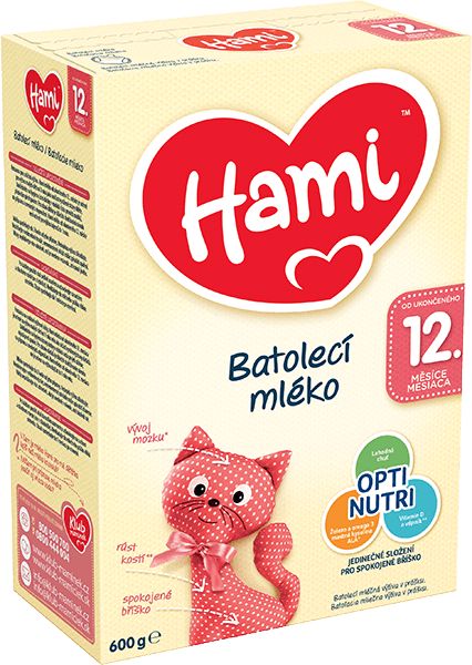 3x HAMI 12+ (600 g) - kojenecké mléko - obrázek 2