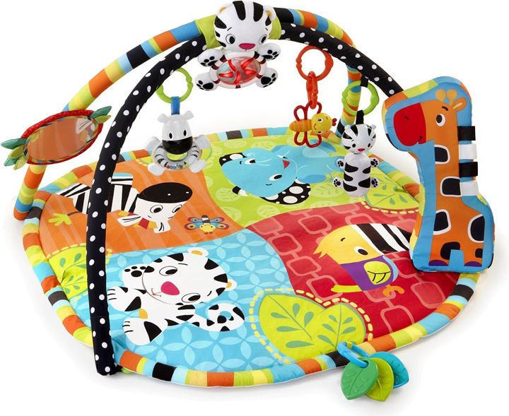 BRIGHT STARTS Deka na hraní Spots&Stripes Safari™ 0 m+ - obrázek 1