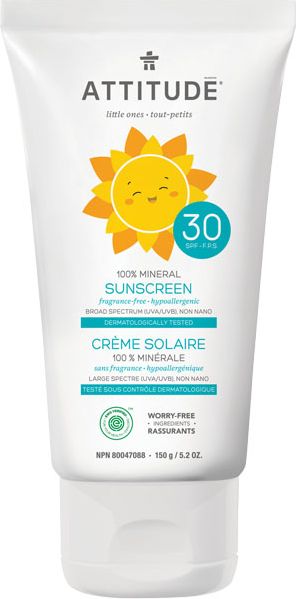 ATTITUDE Dětský opalovací krém SPF30 150 g - obrázek 1