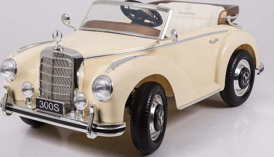 Elektrické autíčko Mercedes Benz 300S, 2,4GHz, EVA kola a FM rádio - černé - obrázek 3