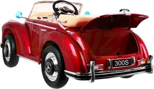 Elektrické autíčko Mercedes Benz 300S, 2,4GHz, EVA kola a FM rádio - černé - obrázek 6