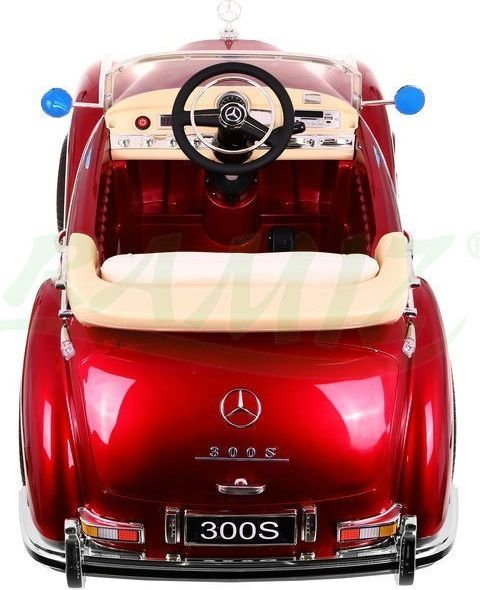 Elektrické autíčko Mercedes Benz 300S, 2,4GHz, EVA kola a FM rádio - černé - obrázek 8