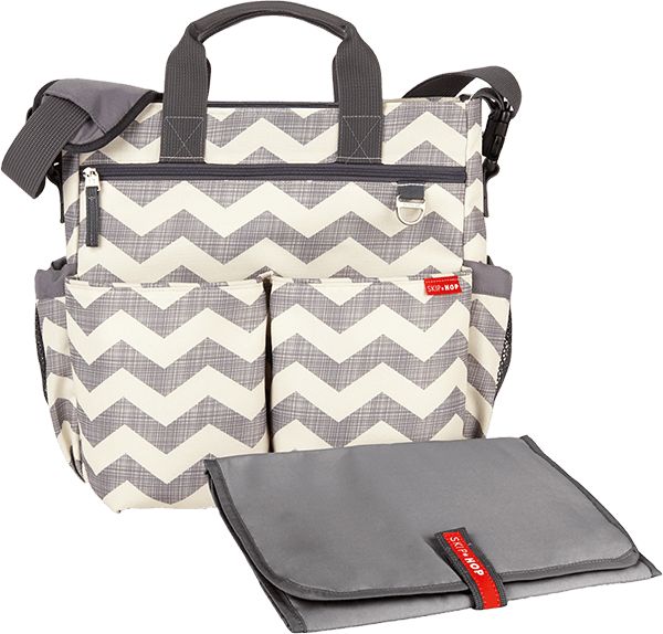 SKIP HOP Přebalovací taška Duo Signature - vzor Chevron - obrázek 1