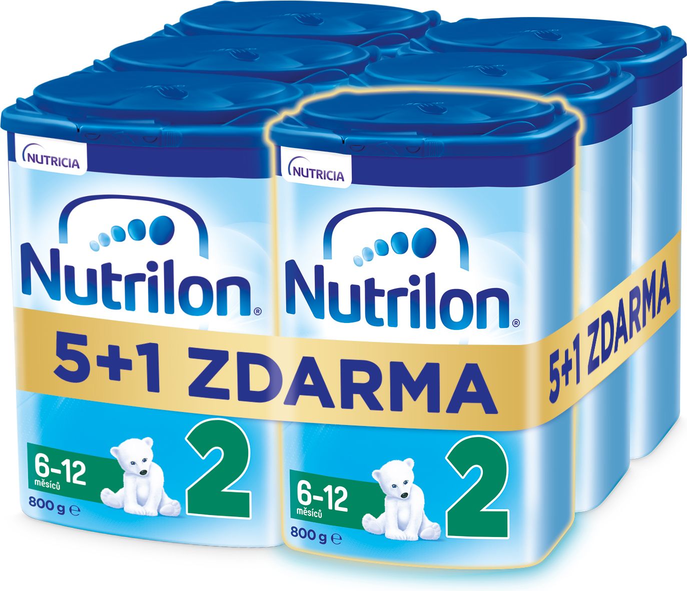 Nutrilon 2 6x800 g - obrázek 1