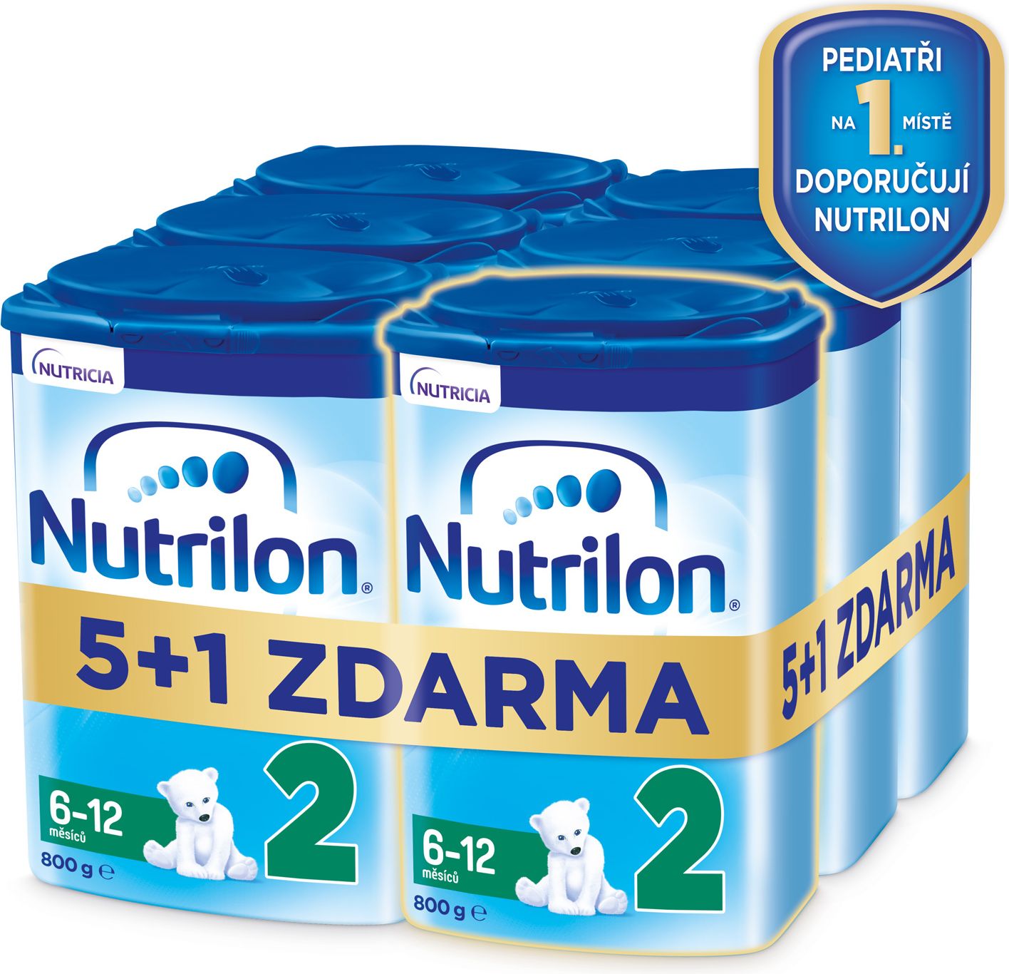 Nutrilon 2 6x800 g - obrázek 2
