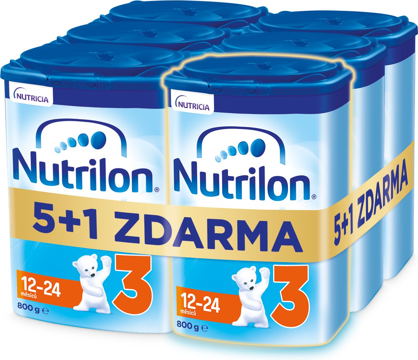 Nutricia NUTRILON 3 6x800 g - obrázek 1