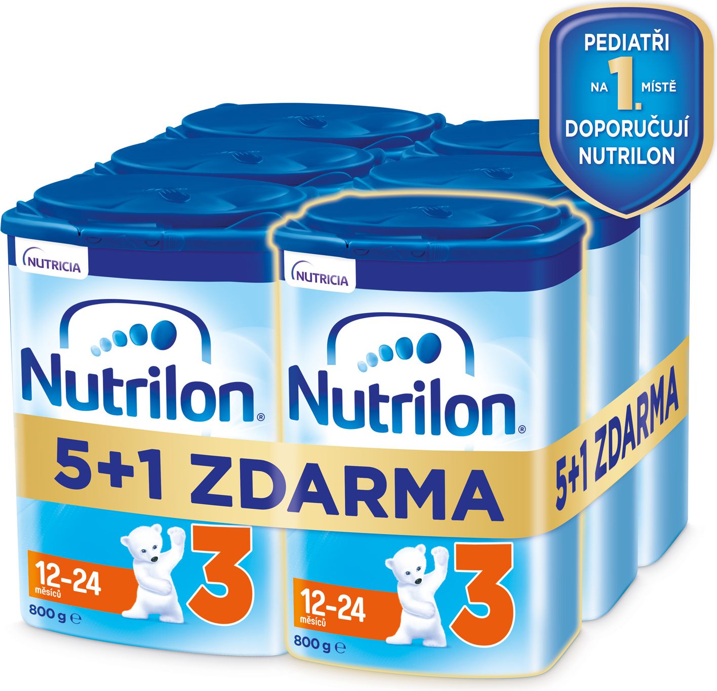Nutricia NUTRILON 3 6x800 g - obrázek 2