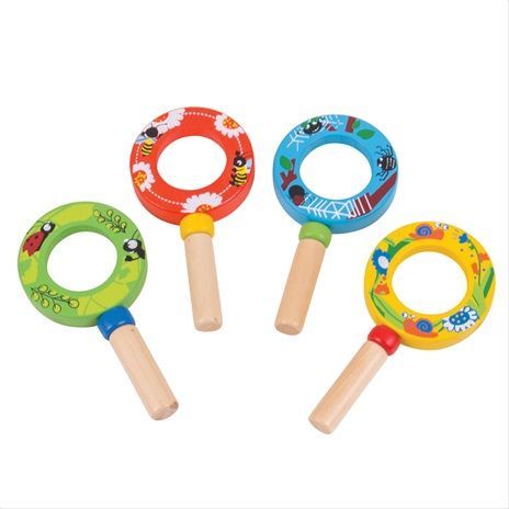 Minilupa Bigjigs Toys 1 ks Žlutá - obrázek 1