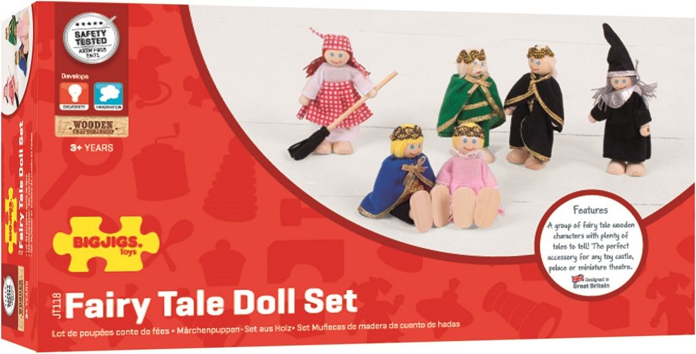 Bigjigs Toys Set královské rodinky 6ks - obrázek 2