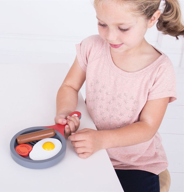 Bigjigs Toys Pánvička se snídaní - obrázek 5