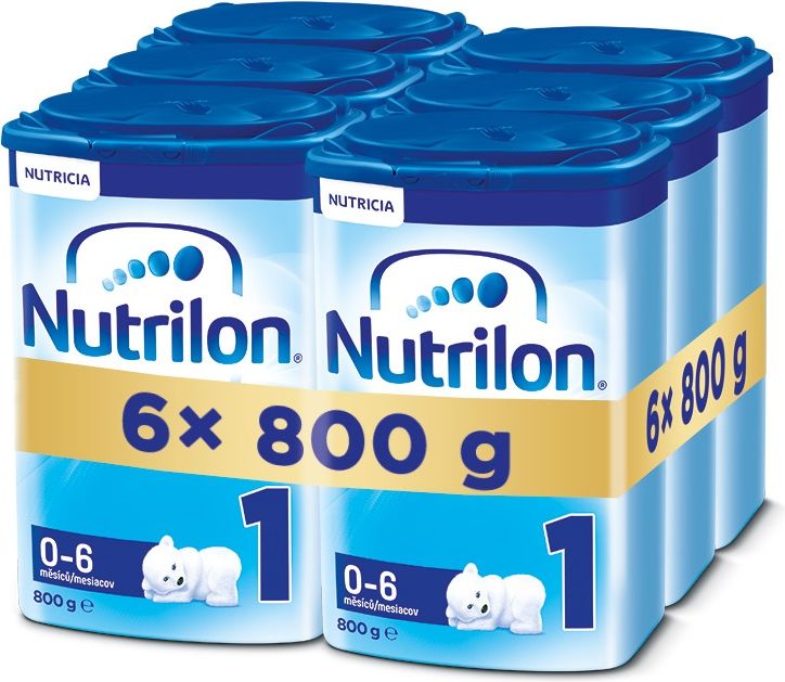 6x NUTRILON 1 (800g) - kojenecké mléko - obrázek 1