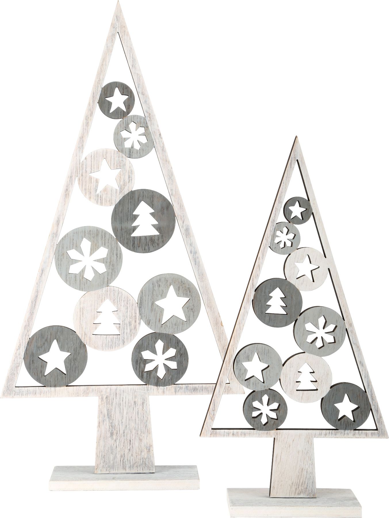 Legler Small Foot Vánoční dekorace stromeček světlý 2 ks - obrázek 1