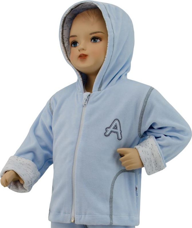 ESITO Dětská jarní/podzimní bunda Adam, modrá, vel. 56 - obrázek 2