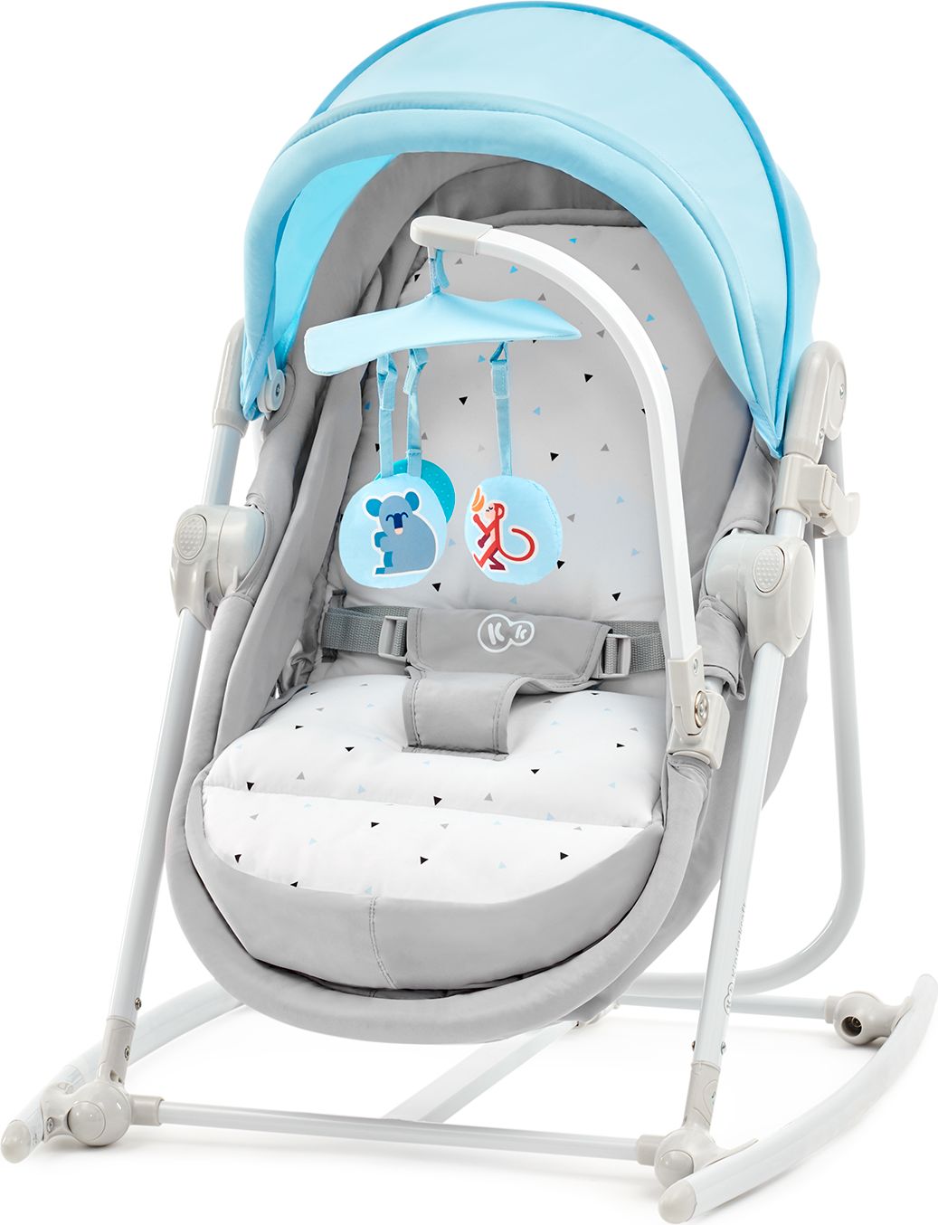 KINDERKRAFT Lehátko 5v1 Unimo – Light blue - obrázek 1