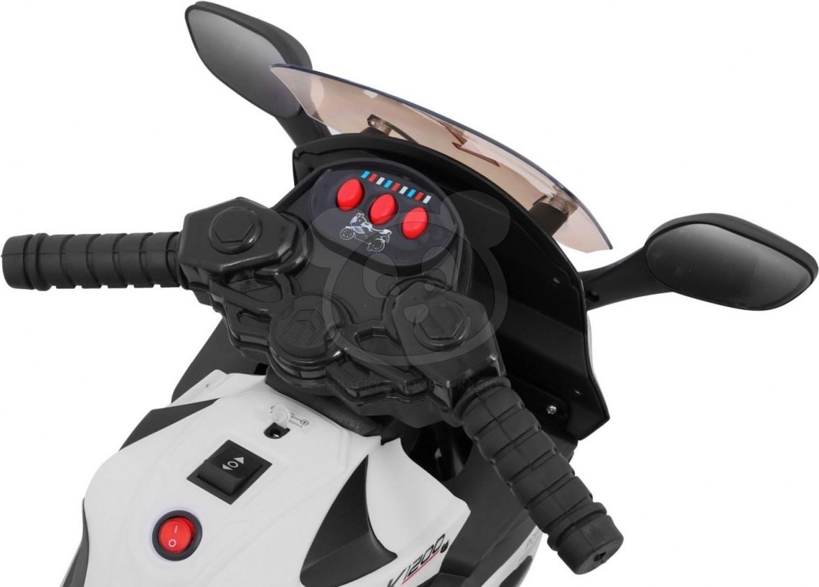 Dětská elektrická motorka SuperBike - zelená - obrázek 5